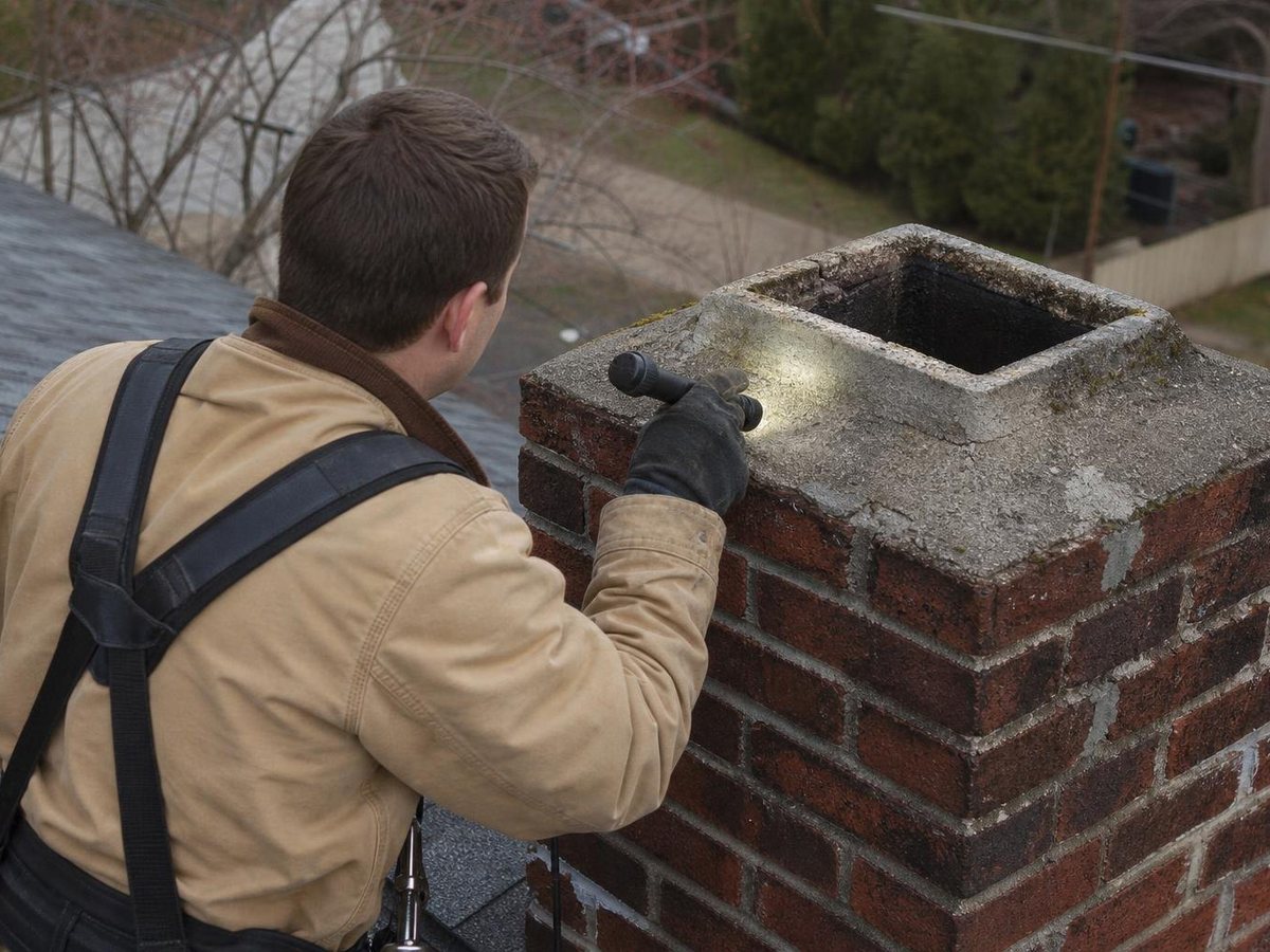 Chisel Chimney Service work in Stow